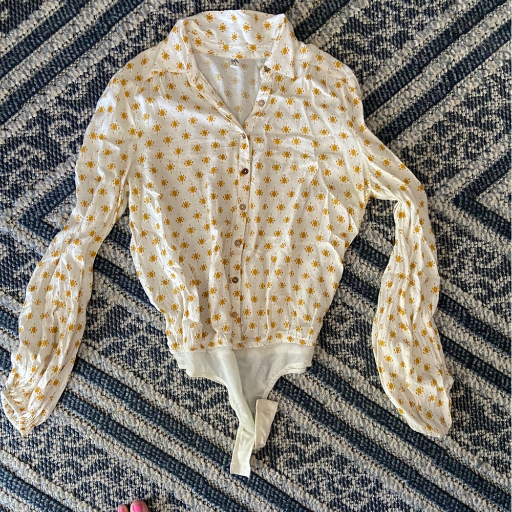 Free People bodysuit shirt